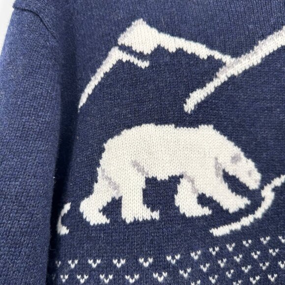 Brooks Brothers Polar Bear English  Lambswool Crewneck Sweater Womens size XL in - Picture 5 of 11